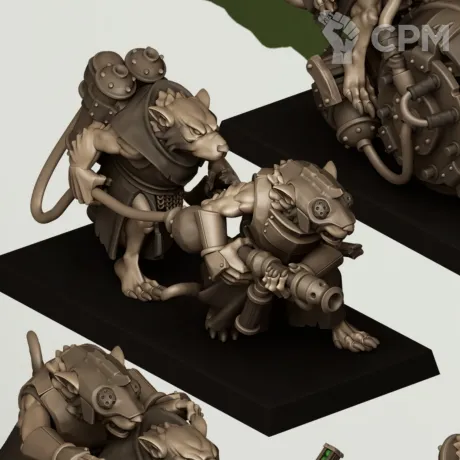 Описание картинки Warpfire Throwers 3шт от Knight of Light по цене 340руб | Свободный Рынок Миниатюр - СРМ