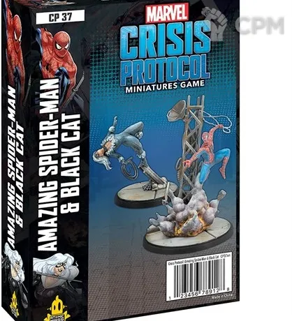 Описание картинки Marvel: Crisis Protocol - Amazing Spider-Man &amp; Black Cat от StarkLogistics по цене 3 990руб | Свободный Рынок Миниатюр - СРМ