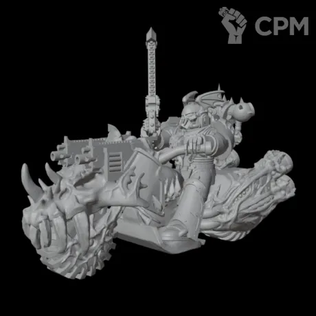 Описание картинки Night Lords Biker 5 от Стальные Небеса по цене 450руб | Свободный Рынок Миниатюр - СРМ