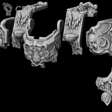 Описание картинки Броня "Loculo" тип  Sanguis от Bazilevs по цене 845руб | Свободный Рынок Миниатюр - СРМ