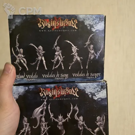 Описание картинки Raging heroes blood vestals command group troops от Radical Warhammer по цене 8 000руб | Свободный Рынок Миниатюр - СРМ