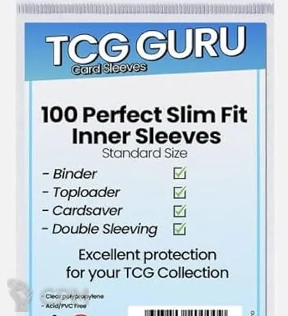 Описание картинки Протекторы TCG Guru Inner Sleeves (Perfect Size) карт Magic The Gathering от Дауран по цене 350руб | Свободный Рынок Миниатюр - СРМ