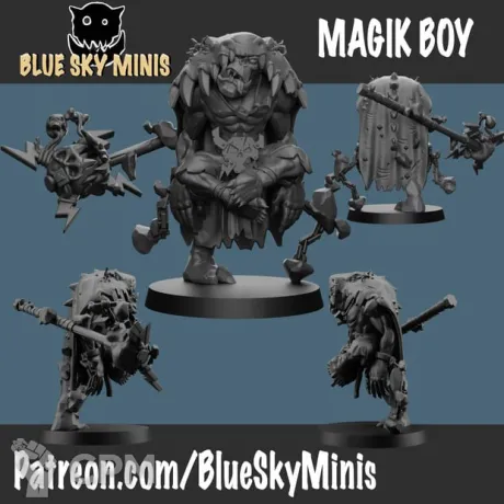 Описание картинки Weirdboy от СыЧСмерти  по цене 500руб | Свободный Рынок Миниатюр - СРМ
