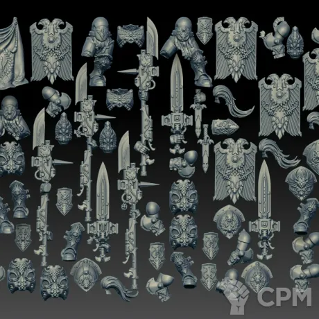 Описание картинки Custodian Guard (Scan) от AxeL's Forge по цене 1 200руб | Свободный Рынок Миниатюр - СРМ