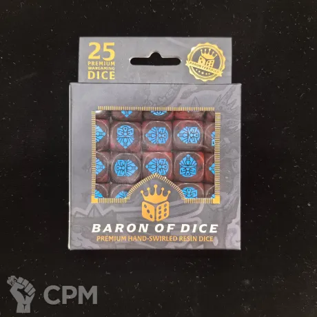 Описание картинки Набор кубов Baron Of Dice: Dwarf Dice от Akella по цене 5 500руб | Свободный Рынок Миниатюр - СРМ