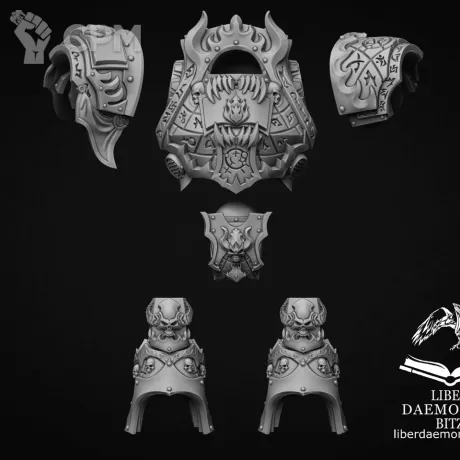 Описание картинки Armour model “Vetustus” type Fides от LDBits по цене 968руб | Свободный Рынок Миниатюр - СРМ