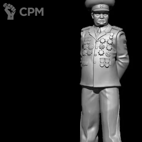 Описание картинки North Korean General от Wardog Workshop по цене 200руб | Свободный Рынок Миниатюр - СРМ