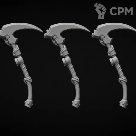 Описание картинки косы тип Farmer (двуручные) от Bazilevs по цене 497руб | Свободный Рынок Миниатюр - СРМ