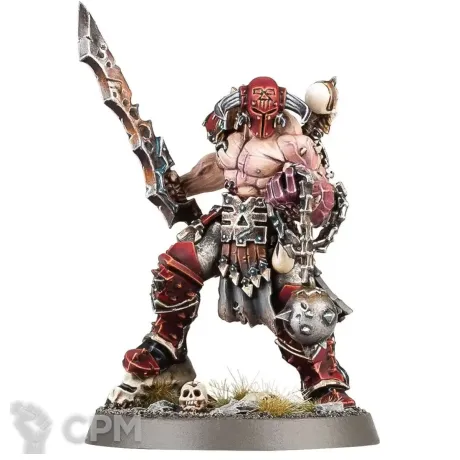 Описание картинки Slaughterpriest with Hackblade and Wrath-Hammer от Saudad по цене 3 800руб | Свободный Рынок Миниатюр - СРМ