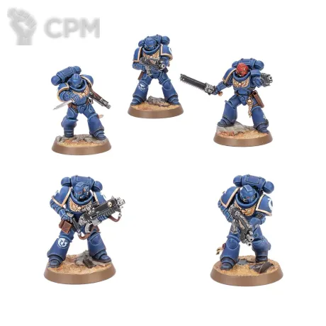Описание картинки [GW] Armageddon - Intercessor Squad 5 уникальных моделей из интро сета от TRNK по цене 100руб | Свободный Рынок Миниатюр - СРМ