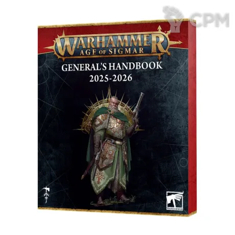 Описание картинки Набор Warhammer Age of Sigmar General's Handbook 2025-2026 на английском языке от Дауран по цене 4 500руб | Свободный Рынок Миниатюр - СРМ