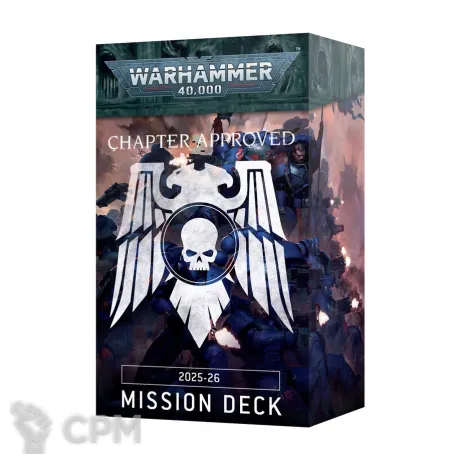 Описание картинки Chapter Approved 2025-26: Mission Deck (English) от Дауран по цене 3 000руб | Свободный Рынок Миниатюр - СРМ