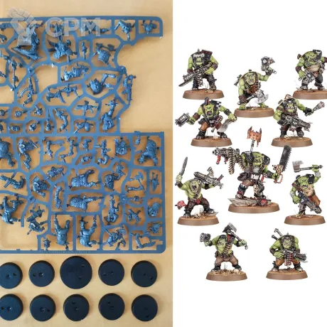 Описание картинки Ork Boyz от aldger по цене 2 600руб | Свободный Рынок Миниатюр - СРМ