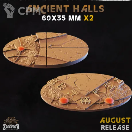 Описание картинки Ancient Halls Base 60x35мм от 3Д-Печка по цене 150руб | Свободный Рынок Миниатюр - СРМ