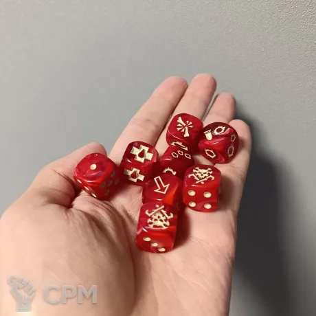 Описание картинки Corpse Grinder dice от RTBR по цене 4 000руб | Свободный Рынок Миниатюр - СРМ