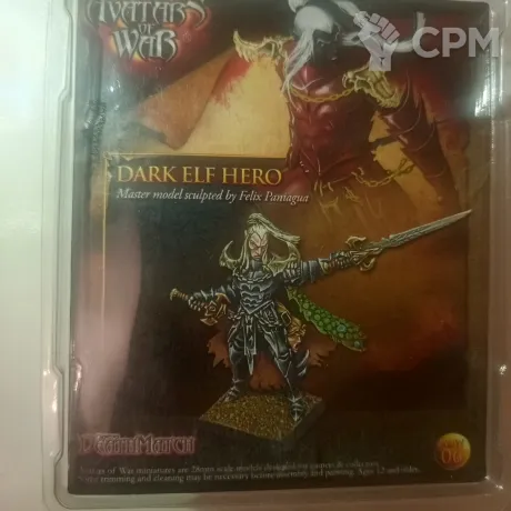 Описание картинки Dark Elf Hero от Amelio по цене 1 200руб | Свободный Рынок Миниатюр - СРМ