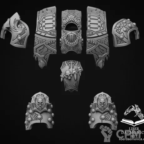 Описание картинки Armor model "Levi" type Shark от LDBits по цене 1 258руб | Свободный Рынок Миниатюр - СРМ
