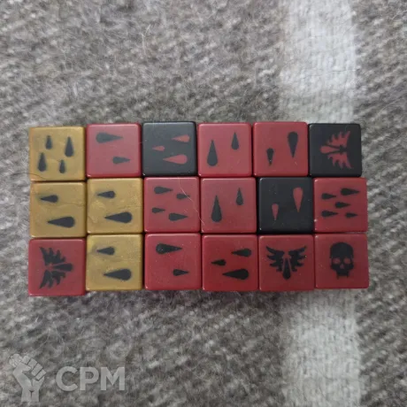 Описание картинки Blood angels dice от User37934 по цене 9 000руб | Свободный Рынок Миниатюр - СРМ