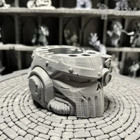 Описание картинки Warhammer 40000. Iron warrior. Стакан под краски. от Houston Program по цене 760руб | Свободный Рынок Миниатюр - СРМ
