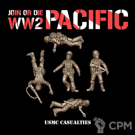 Описание картинки USMC CASUALTIES от 3DPrintClub по цене 100руб | Свободный Рынок Миниатюр - СРМ