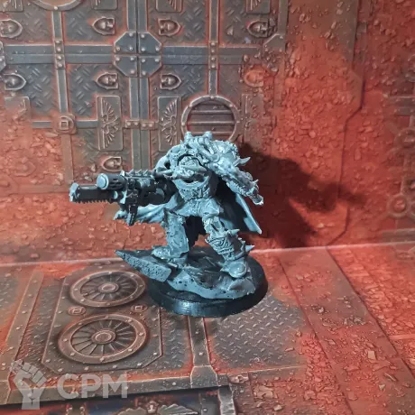 Описание картинки Chaos Lord in Terminator armour от OMG_SL по цене 700руб | Свободный Рынок Миниатюр - СРМ