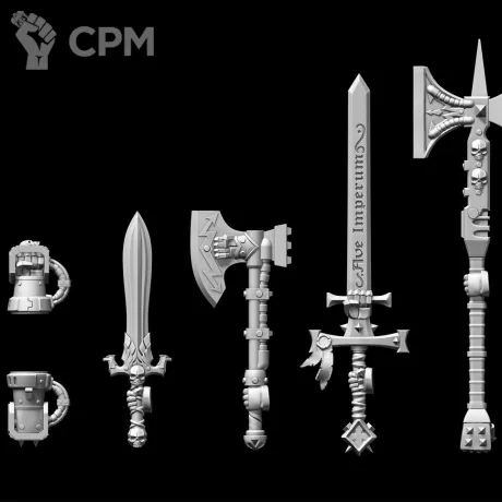 Описание картинки оружие тип Ogny (правая рука) от Bazilevs по цене 497руб | Свободный Рынок Миниатюр - СРМ