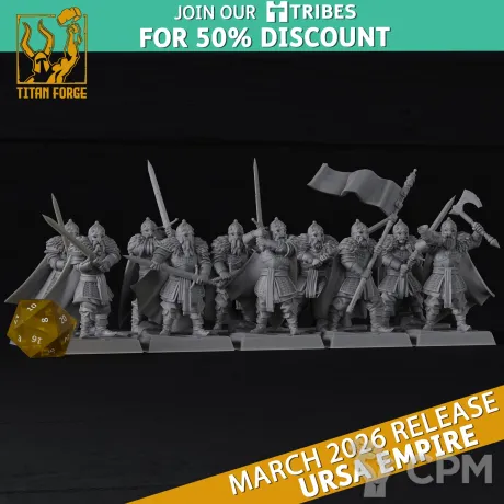 Описание картинки Kislev/ Elite Guards от Barduck Miniatures по цене 2 090руб | Свободный Рынок Миниатюр - СРМ