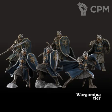 Описание картинки Sword-and-Shield от Manufactorum76 по цене 960руб | Свободный Рынок Миниатюр - СРМ