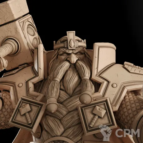Описание картинки Magni Bronzebeard Фигурка (World of Warcraft) от GAS3TXD  по цене 4 300руб | Свободный Рынок Миниатюр - СРМ