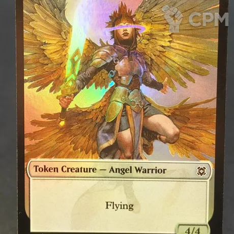 Описание картинки Angel Warrior Token (ZNR) от Барахолка Баллиоза по цене 100руб | Свободный Рынок Миниатюр - СРМ