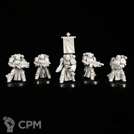 Описание картинки Sternguard Veteran Squad миниатюра по вселенной warhammer 40000 от KoofWorkshop по цене 2 500руб | Свободный Рынок Миниатюр - СРМ