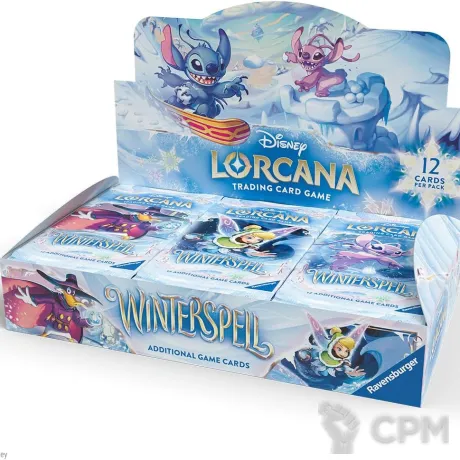 Описание картинки Дисплей бустеров Lorcana - Winterspell Booster Box на английском языке от Дауран по цене 14 000руб | Свободный Рынок Миниатюр - СРМ