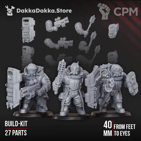 Описание картинки Alcat Heavy Mules (build kit) от Бруталити по цене 1 200руб | Свободный Рынок Миниатюр - СРМ