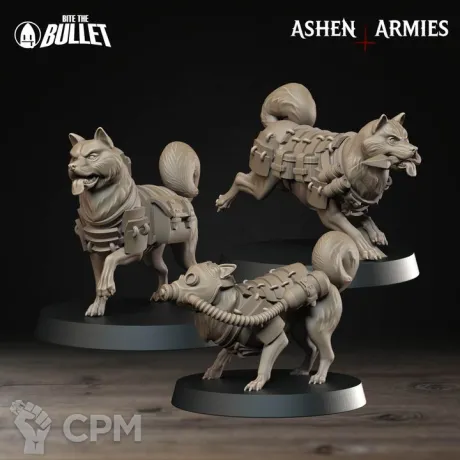 Описание картинки Combat Dogs от PocketSized Prints по цене 180руб | Свободный Рынок Миниатюр - СРМ