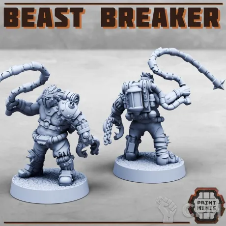 Описание картинки Beast Breaker от PocketSized Prints по цене 200руб | Свободный Рынок Миниатюр - СРМ