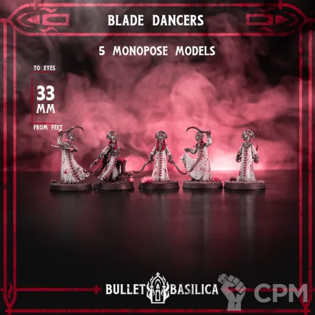 Описание картинки Blade Dancers от PocketSized Prints по цене 750руб | Свободный Рынок Миниатюр - СРМ