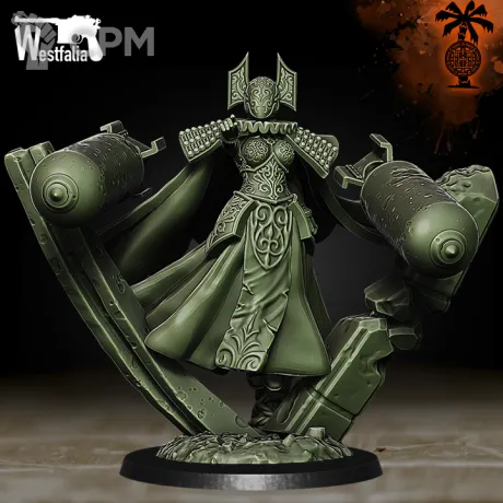 Описание картинки Cadaver Corps Phosphor Witch 2 от PocketSized Prints по цене 450руб | Свободный Рынок Миниатюр - СРМ
