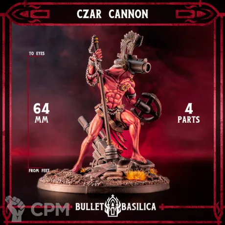 Описание картинки Czar Cannon от PocketSized Prints по цене 850руб | Свободный Рынок Миниатюр - СРМ