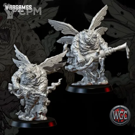 Описание картинки Funeral Fly Heralds x2 от PocketSized Prints по цене 1 600руб | Свободный Рынок Миниатюр - СРМ