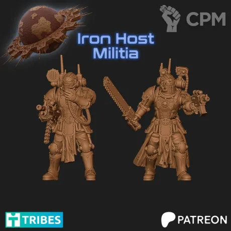 Описание картинки Iron Host Militia от Manufactorum76 по цене 1 600руб | Свободный Рынок Миниатюр - СРМ