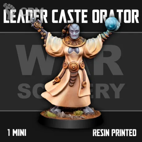 Описание картинки Leader Caste Orator от Manufactorum76 по цене 160руб | Свободный Рынок Миниатюр - СРМ