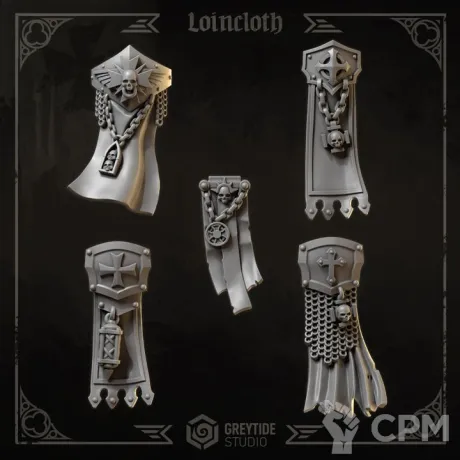 Описание картинки Black Templars - Loincloths 2 от Мастерская террейна по цене 150руб | Свободный Рынок Миниатюр - СРМ