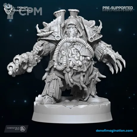 Описание картинки Chaos Plague - Lord от PocketSized Prints по цене 450руб | Свободный Рынок Миниатюр - СРМ