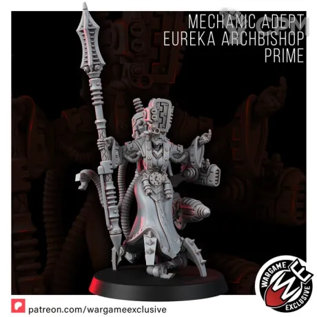 Описание картинки MECHANIC ADEPT EUREKA ARCHBISHOP PRIME от Brutality по цене 850руб | Свободный Рынок Миниатюр - СРМ