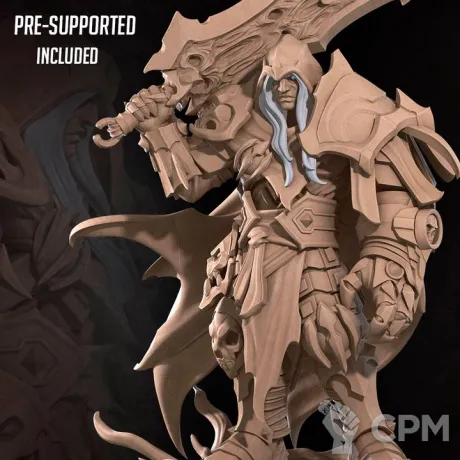 Описание картинки Red Demon Rider от PocketSized Prints по цене 250руб | Свободный Рынок Миниатюр - СРМ