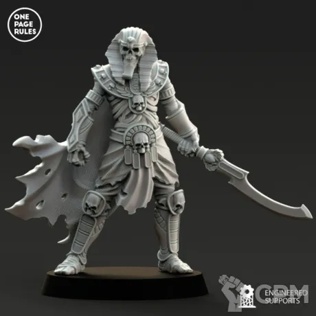 Описание картинки Tomb kings Tomb King от Knight of Light по цене 100руб | Свободный Рынок Миниатюр - СРМ