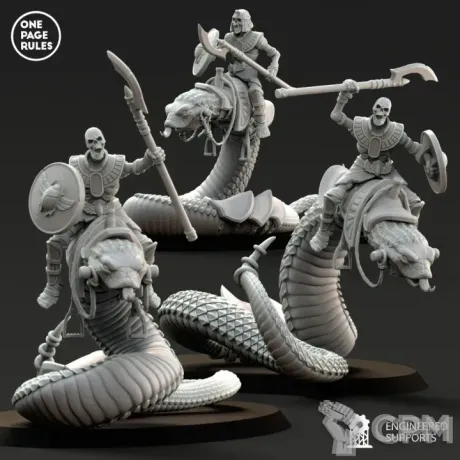 Описание картинки Tomb Kings Necropolis Knights от Knight of Light по цене 1 300руб | Свободный Рынок Миниатюр - СРМ