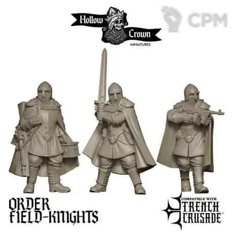 Описание картинки Cruciform Order  Field-Knights от PocketSized Prints по цене 500руб | Свободный Рынок Миниатюр - СРМ