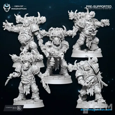 Описание картинки Plague Sons Unit от PocketSized Prints по цене 2 250руб | Свободный Рынок Миниатюр - СРМ