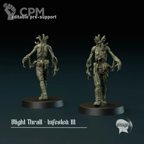 Описание картинки Blight Thralls Infested x3 от PocketSized Prints по цене 425руб | Свободный Рынок Миниатюр - СРМ